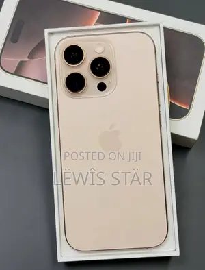 New Apple iPhone 16 Pro 256 GB Gold
