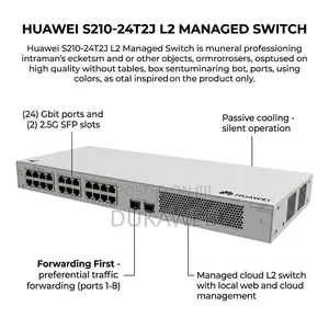 Huawei S210-24t2j L2 Managed Switch
