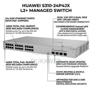Huawei S310-24p4jx L2+ Managed Switch