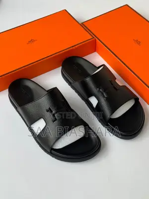Hermes Sandals Black