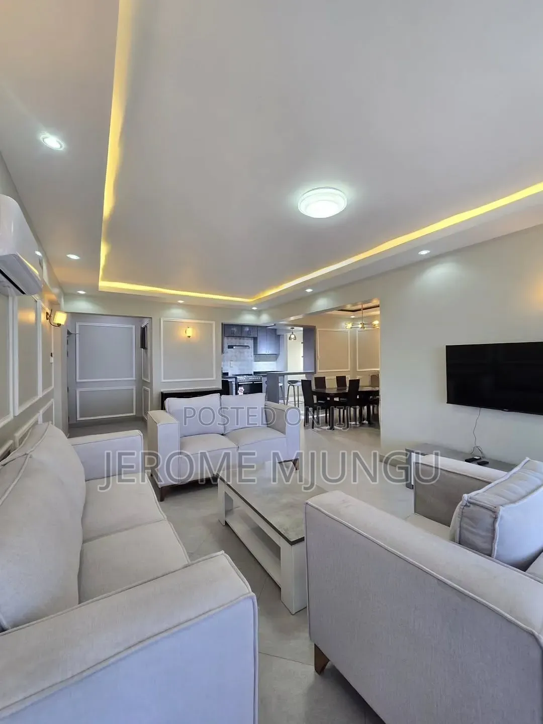 Furnished 3bdrm Apartment in Masaki for rent