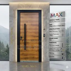 Security Steel Door Heavy Door *Size 240x96x7cm