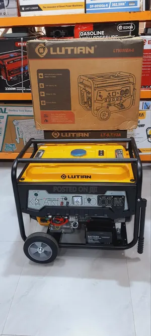 9kva Lutian Gasoline Generator Heavy Duty Portable