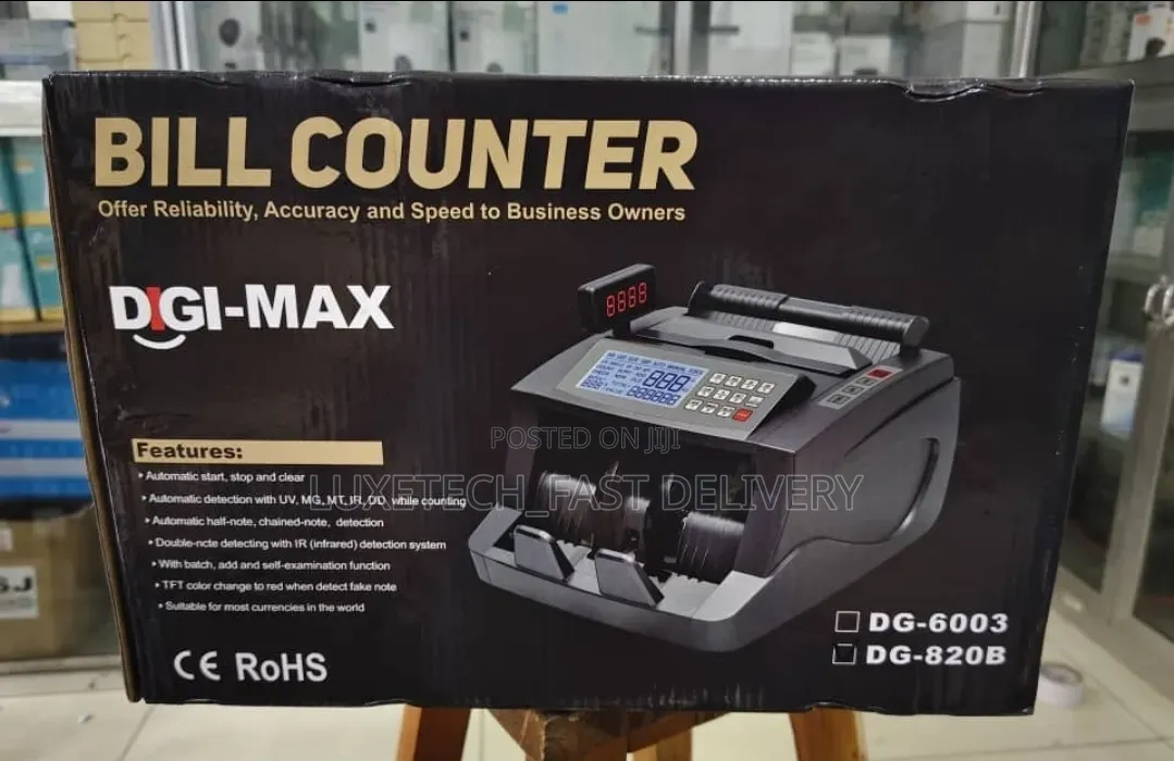Digimax Dg-820b High-Speed Commercial Money Counter Machine