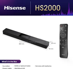 Brand New! Hisense 2.1 Channel 240w Soundbar (Model No: Hs 2000)