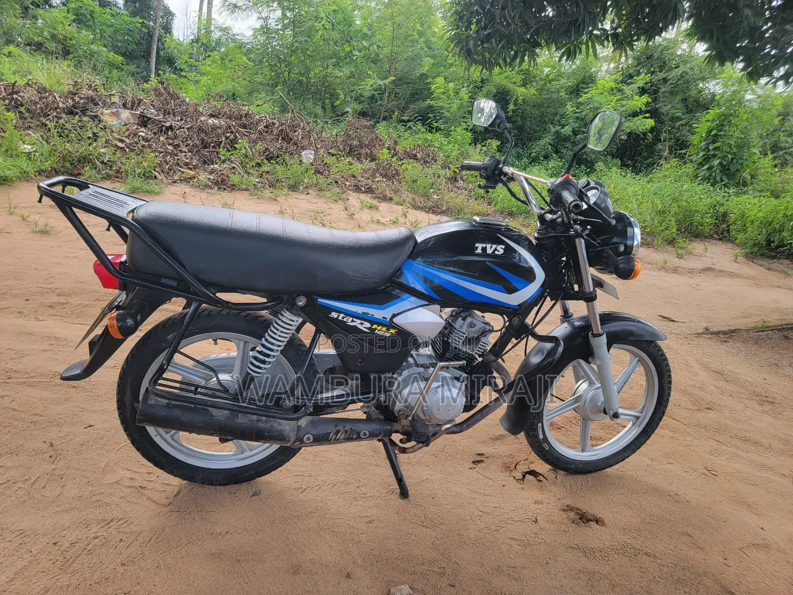 New TVS HLX 125 2025 Black