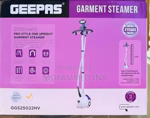 Geepas Ggs25022nv Upright Garment Steamerwith a 2000-Watt Power