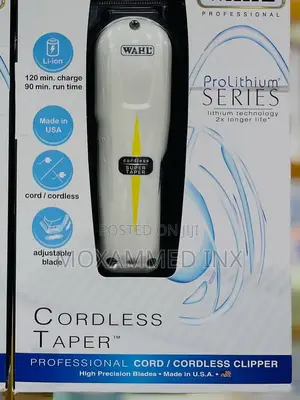 Wahl Professional Cordless Super Taper Clipperfrom the Prolithium