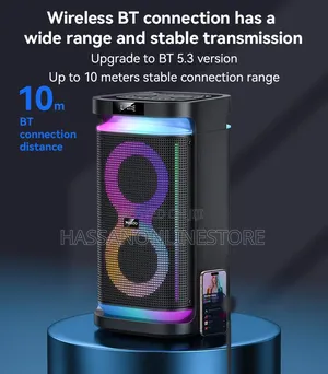 Yesido Ysw29 40w Speakers RGB Light With Microphone Speaker