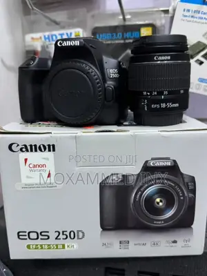 Canon 250dvideo 4klens 18-55mmbrand New