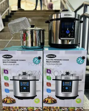 Brinax Pressure Cooker 7l 2pots