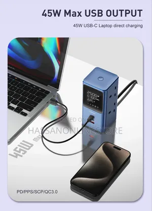 Ldnio Sk2 45w Fast Charging 2500w Uk Jack Desktop Power Strip