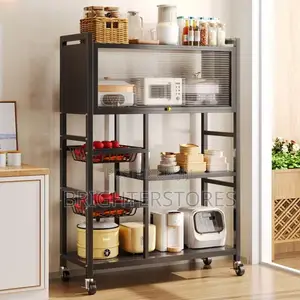 Kitchen Rack Movable Stainless
