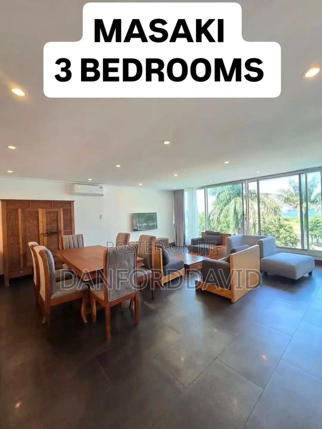 Furnished 3bdrm Apartment in Kahwa Real Estate, Masaki for rent