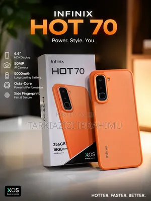 New Infinix Hot 70 128 GB Orange