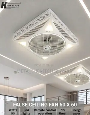 High Class False Ceiling Fan 60 X 60 Cm