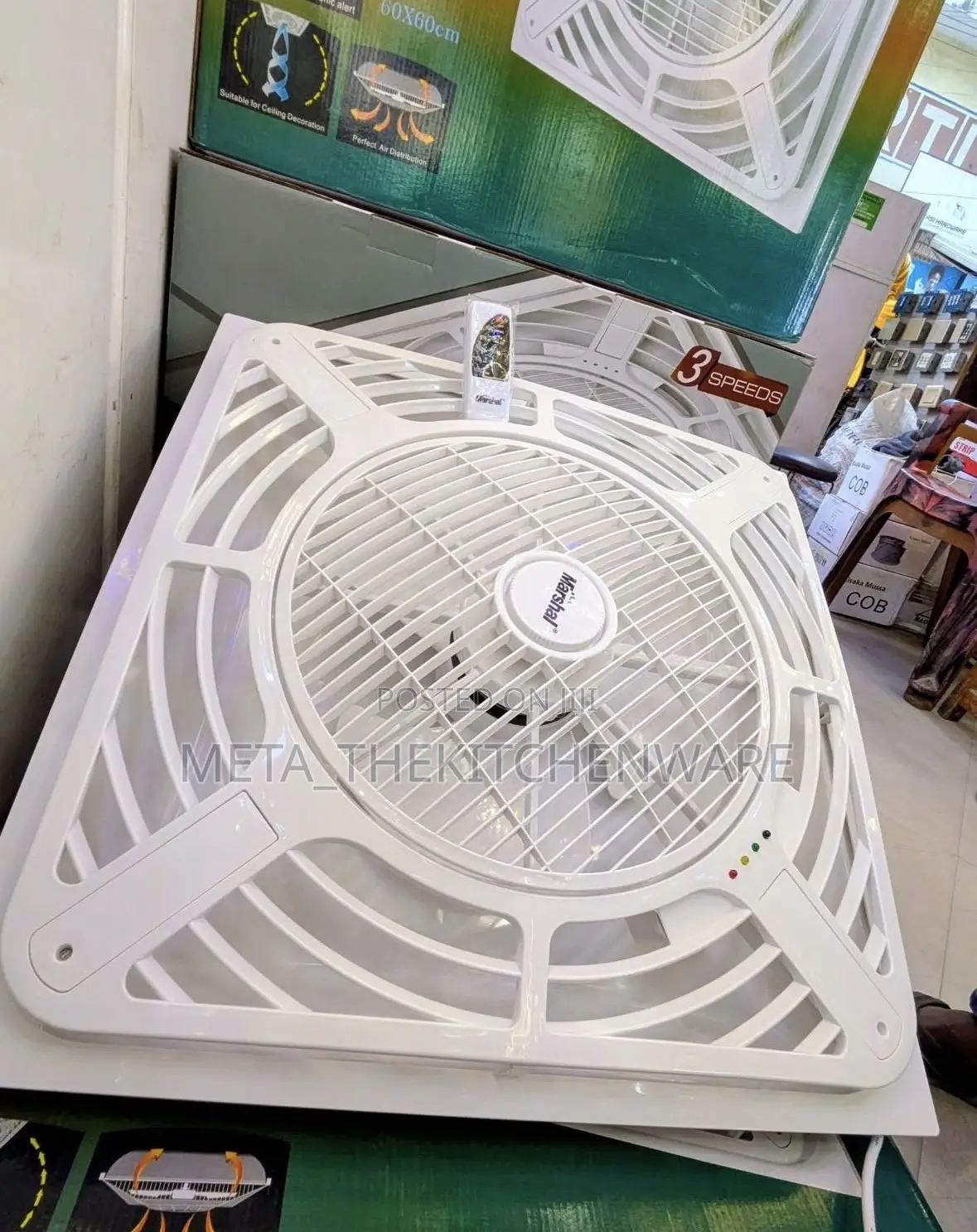 Marshal Surface Ceiling Fan 14inches 60 X 60 Cm