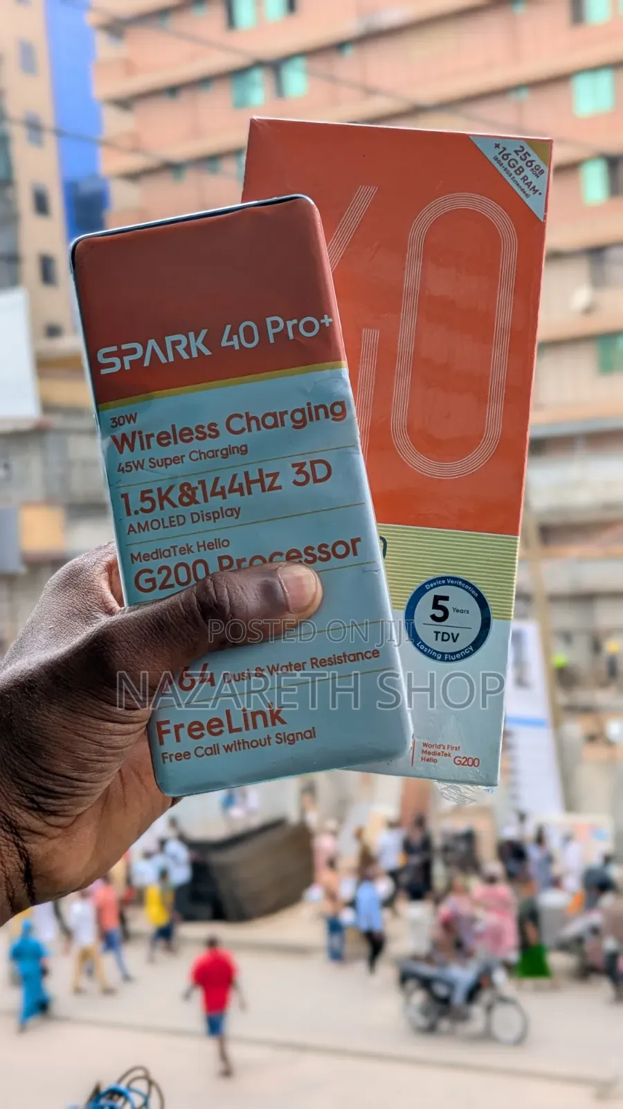 New Tecno Spark 40 Pro+ 256 GB