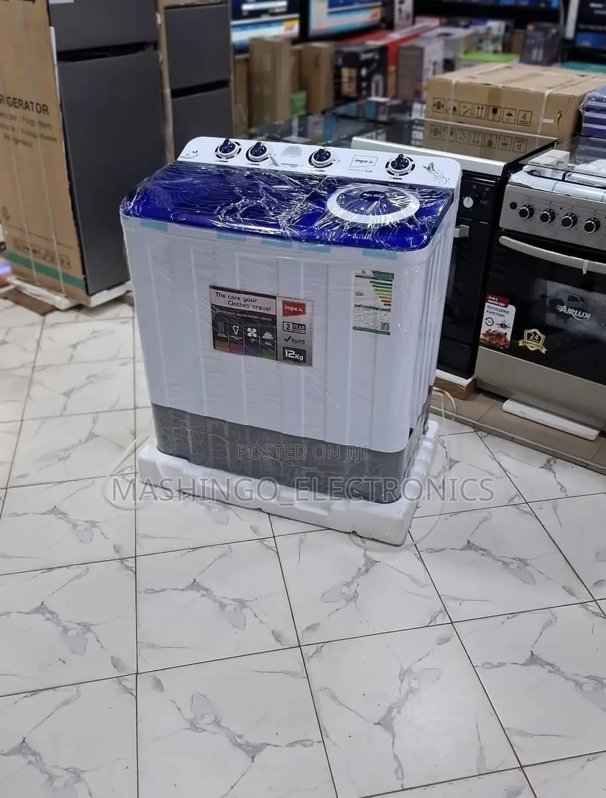 Impex Wm1400tw 12kg Twin Tub Washing Machine