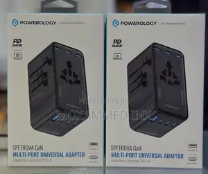 Powerology Spetrova Gan Multi-Port Universal Adapter