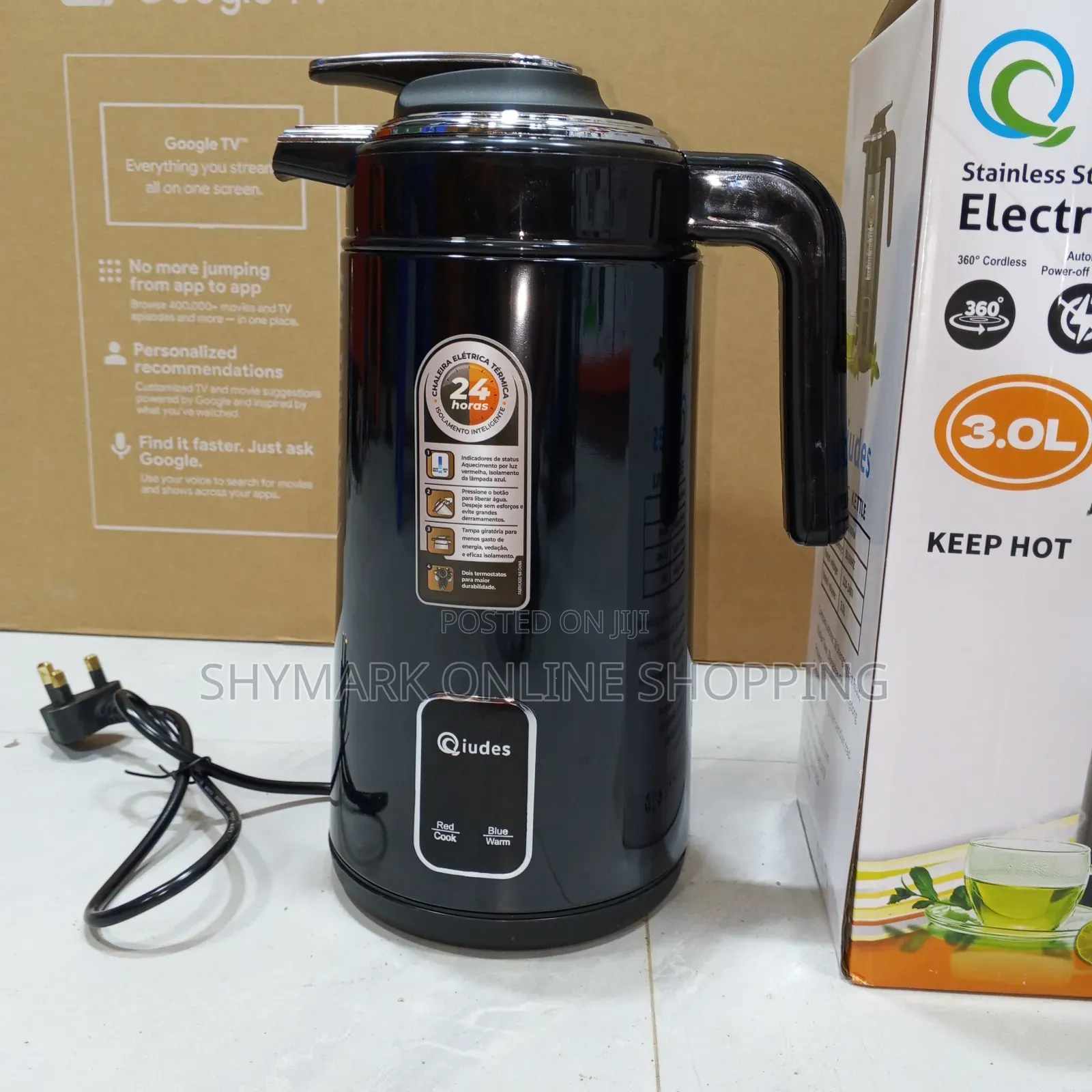 Qiudes Electric Kettle 3.0l (Fk-2501)