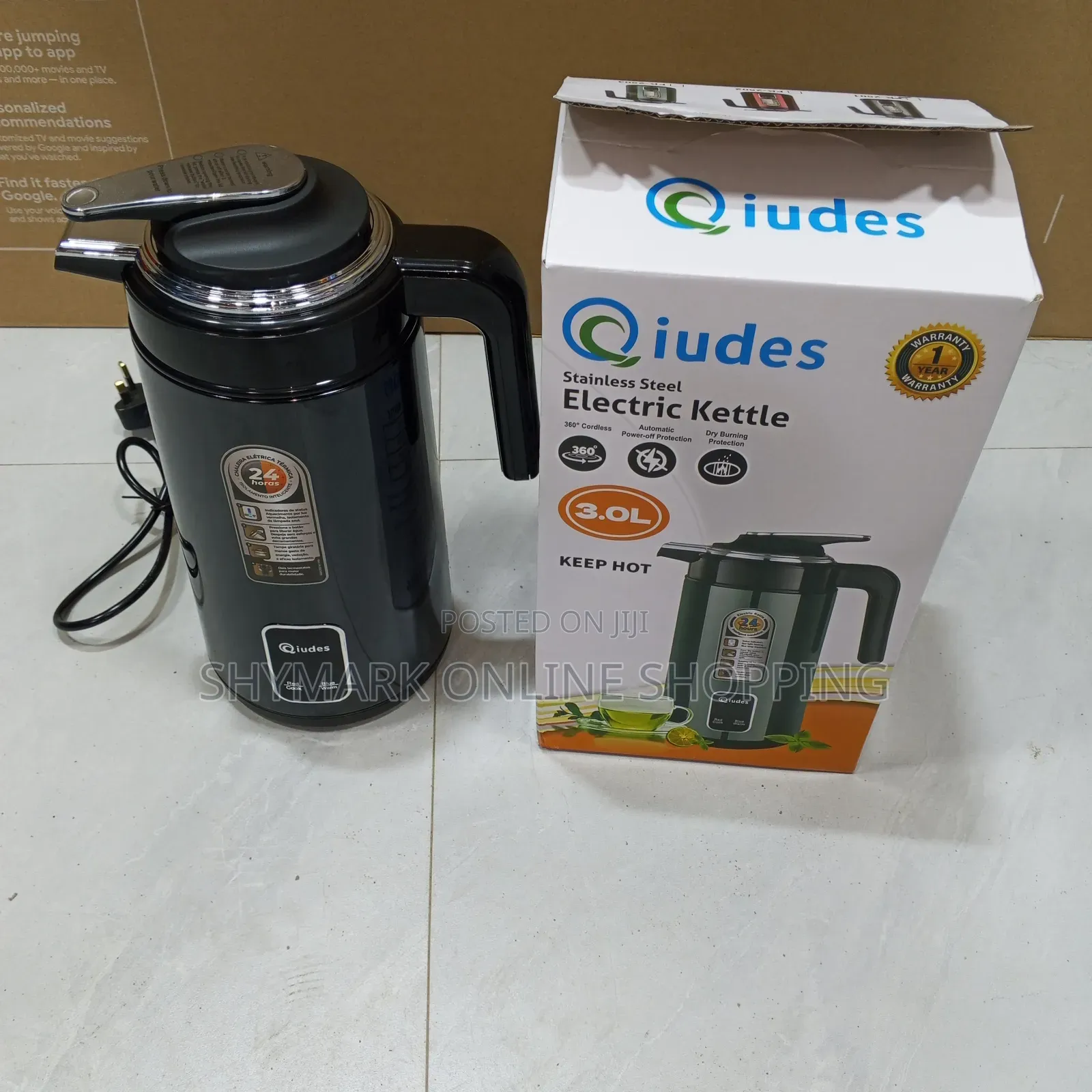 Qiudes Electric Kettle 3.0l (Fk-2501)