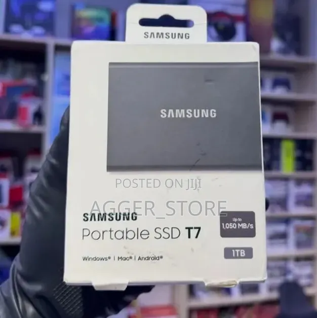 Samsung T7 Portable SSD With 1tb of Storage Capacity