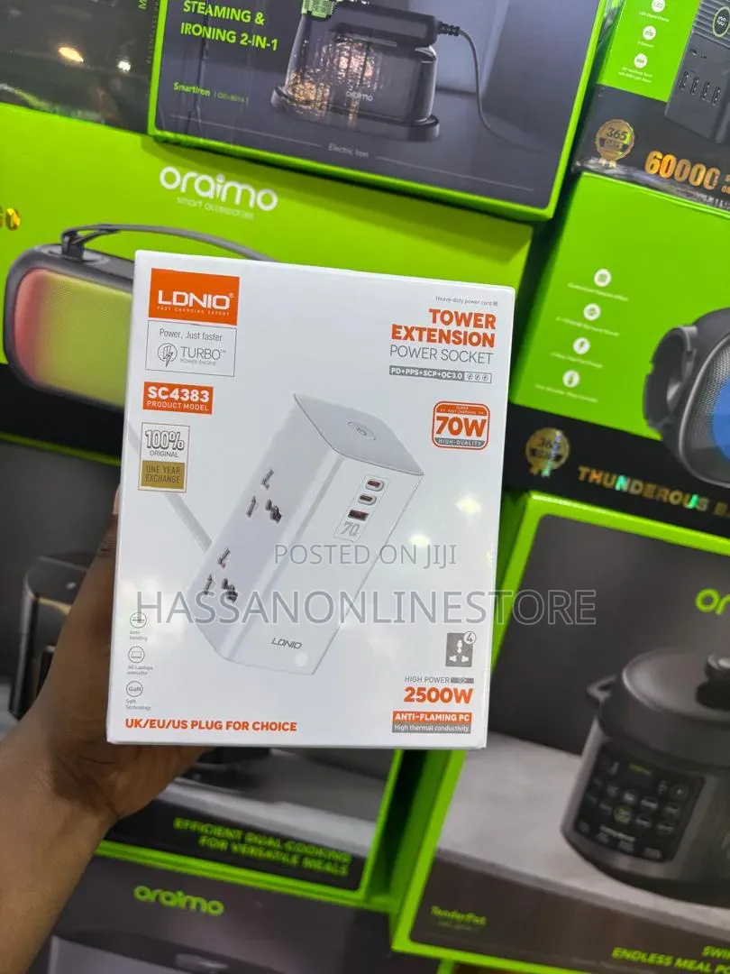 Ldnio Sc4383 70w Multifunctional Universal Desktop Power Adapter
