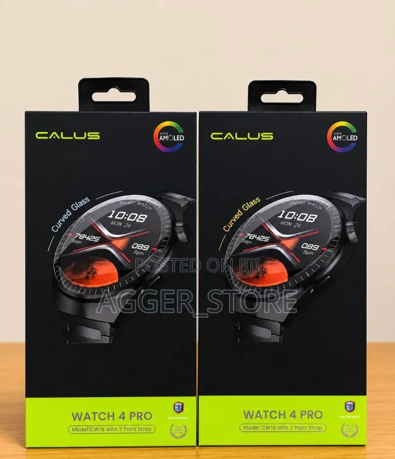 Calus Smart Watch 4 Pro Amoled (3 Straps)