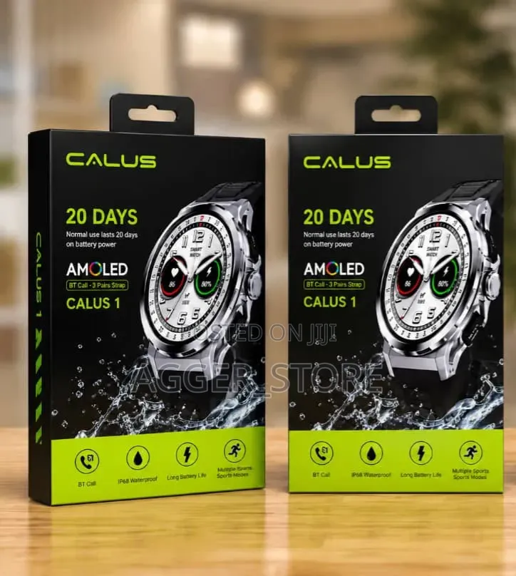 Calus 1 Amoled Smartwatch (3 Straps)