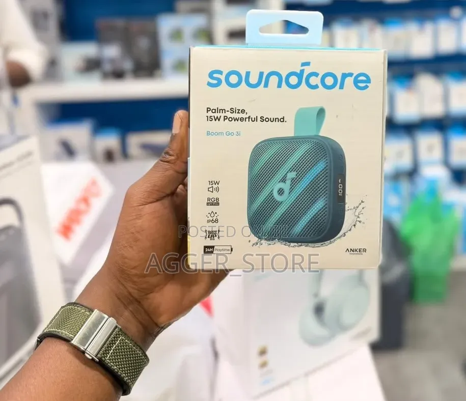 Soundcore Boom Go 3i Portable Bluetooth Speaker by Anker