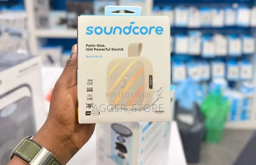 Soundcore Boom Go 3i Portable Bluetooth Speaker by Anker