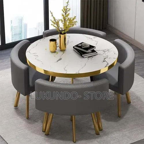 Round Dinning Table 4set