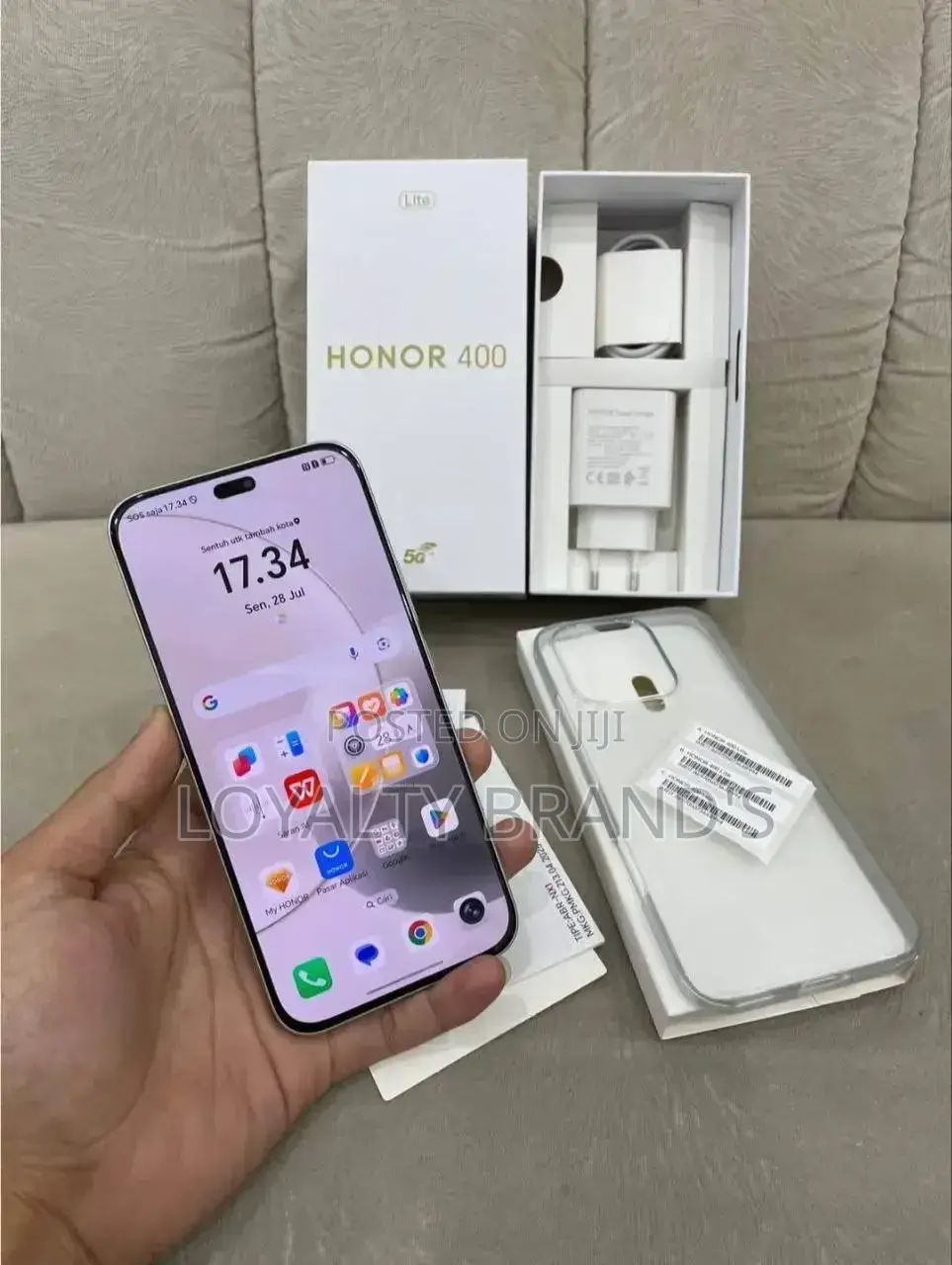 New Honor 400 Lite 256 GB Silver