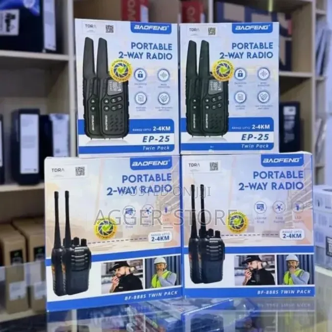 Baofeng Ep-25 Portable 2-Way Radios(2-4km)