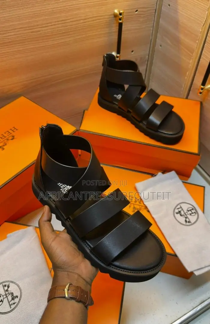 Hermés Brand Sandals Featuring Thick Durable Sole Available