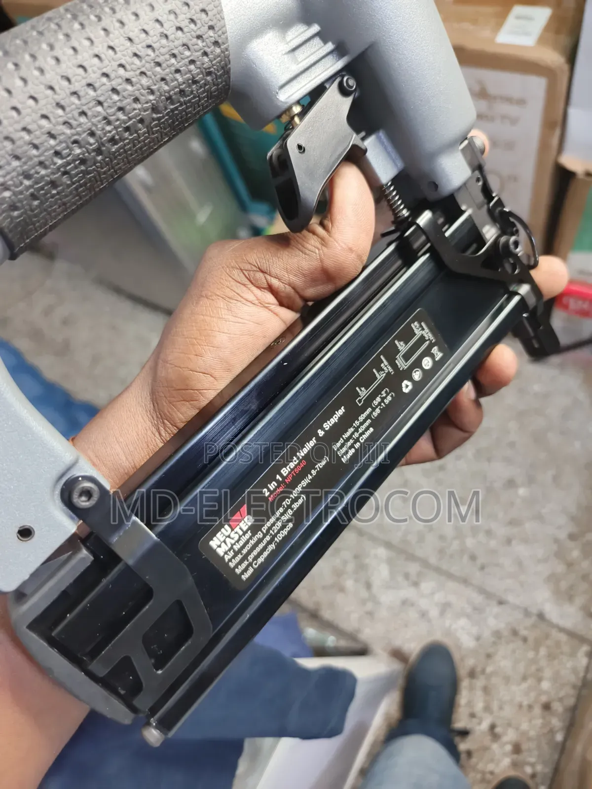 Neu Master Nail Gun And Stepler , Two In One
