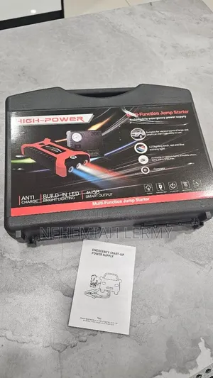 Car Jump Starter Kit With Compressor and Power Bank
