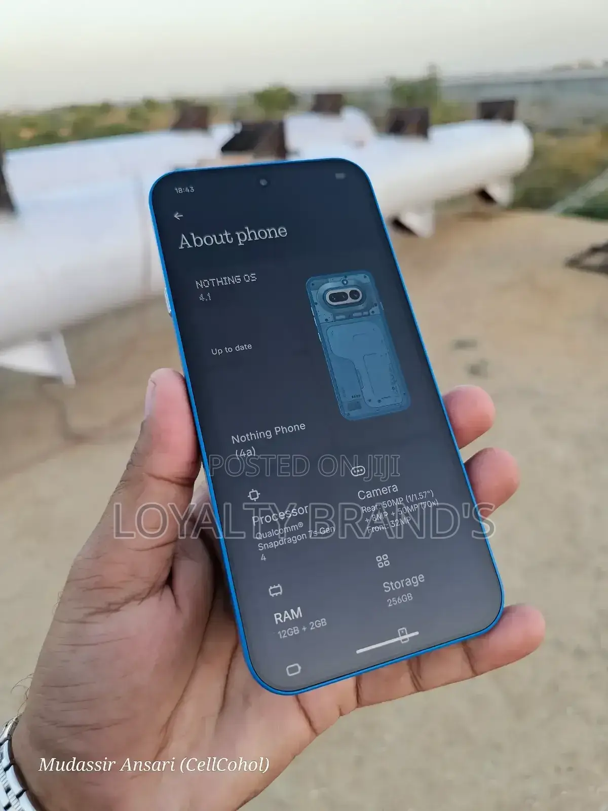 New Nothing Phone 4a 256 GB Blue