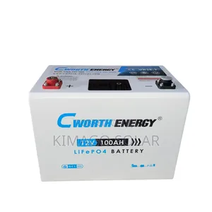 High Quality Cworth Lithium Solar Battery 100ah 12v Display Bei 660000