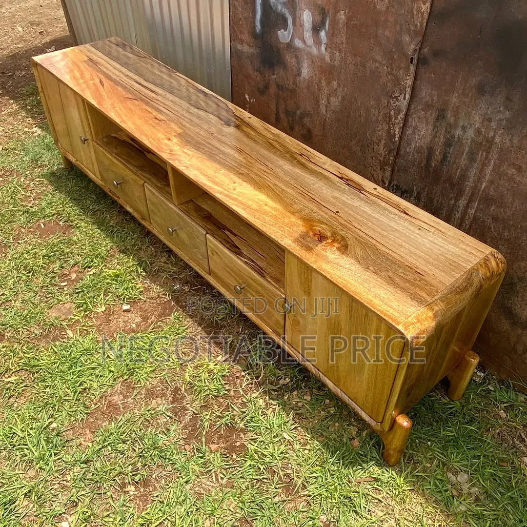 Premium Solid Wood Tv Showcase