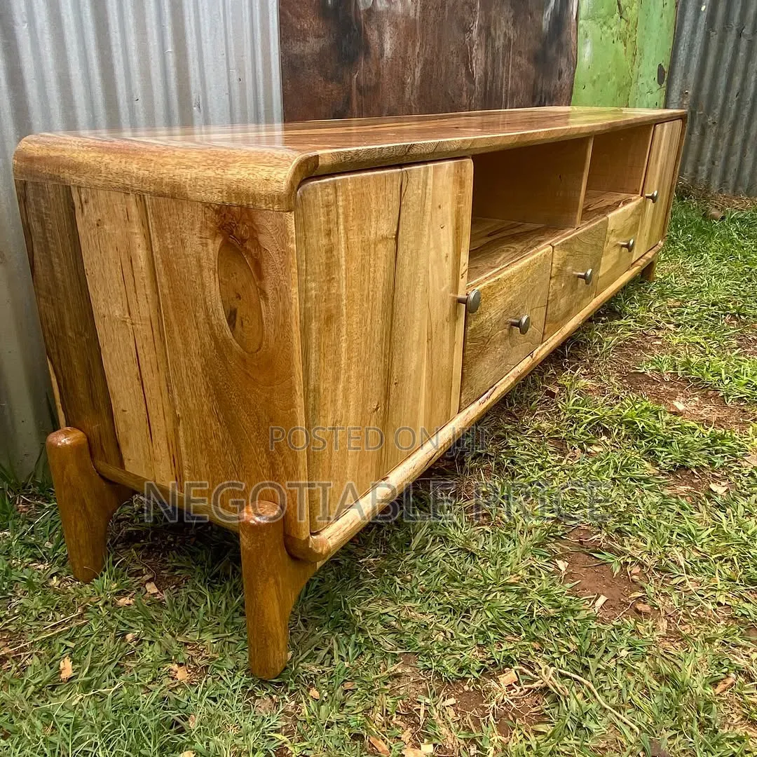 Premium Solid Wood Tv Showcase