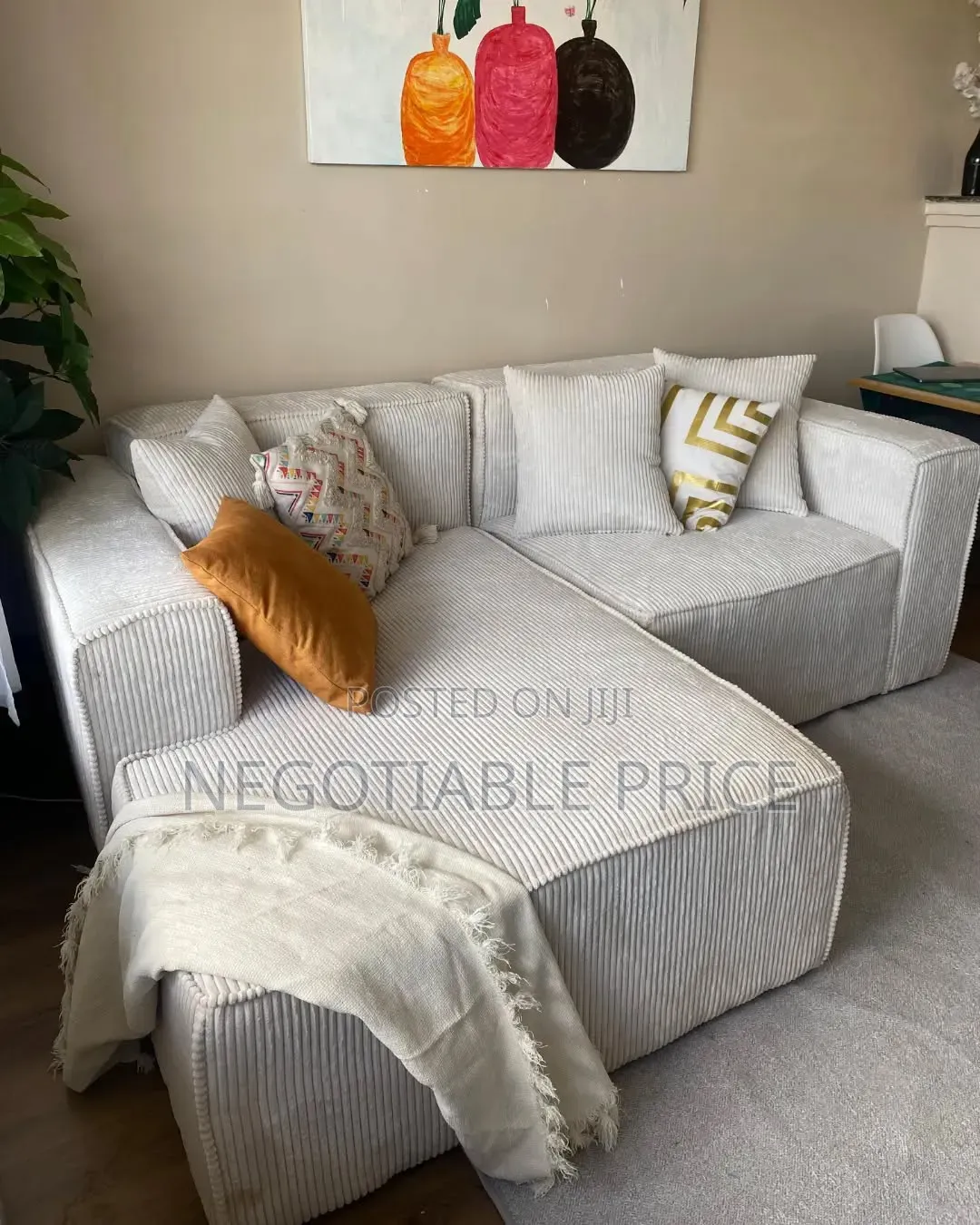 Strong and Cushion L Shape Sofa