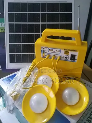 Solar Home Kit 20w Bulbs 3 Radio Usb