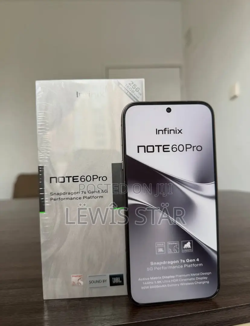 New Infinix Note 60 Pro 256 GB Gray