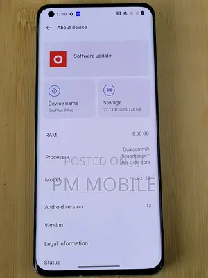 OnePlus 9 Pro 128 GB Gray