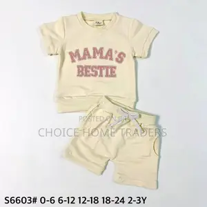Nguo Za Mtoto Wa Kiume/Todder Summer Outfit