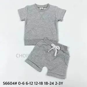 Nguo Za Mtoto Wa Kiume/Todder Summer Outfit