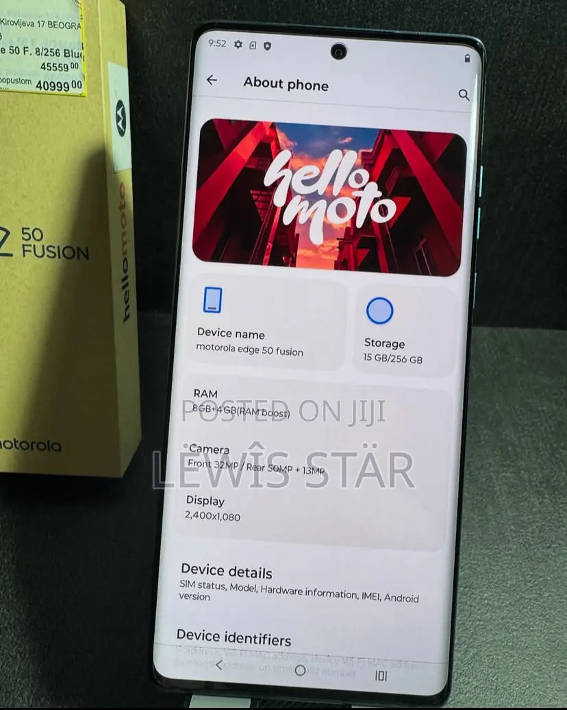 Motorola Edge 50 Fusion 256 GB Blue