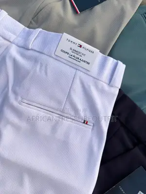 Tommy Hilfiger Premier Formal Pants Made in Peenut Fabric Collection